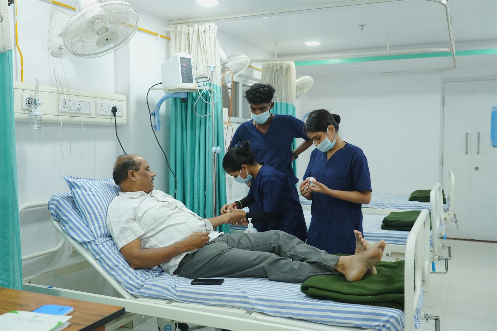 Jiva Hospitals nursing care for patient